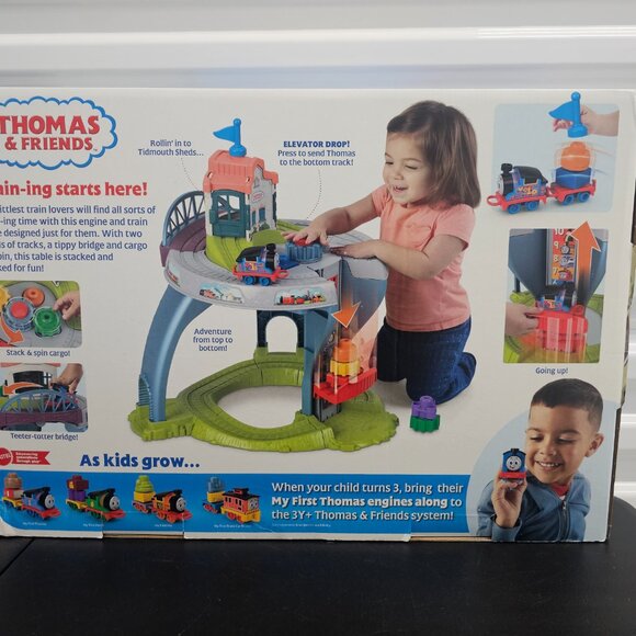 Thomas & Friends My First Train Table Toddler Toy w/ Track Fine Motor Activities - Picture 4 of 9